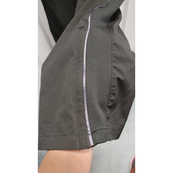 AND1 Basketball Pants Wind Zipper Leg Sz 2X Black Pull On - Picture 3 of 9